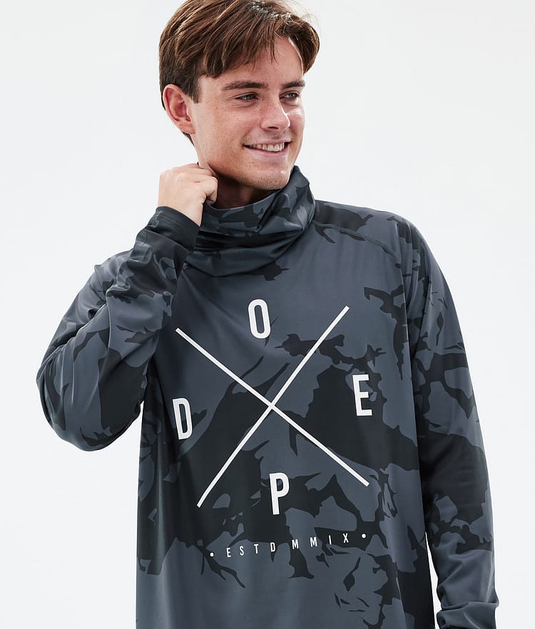 Dope Snuggle Underställströja Herr 2X-Up Metal Blue Camo, Bild 2 av 7