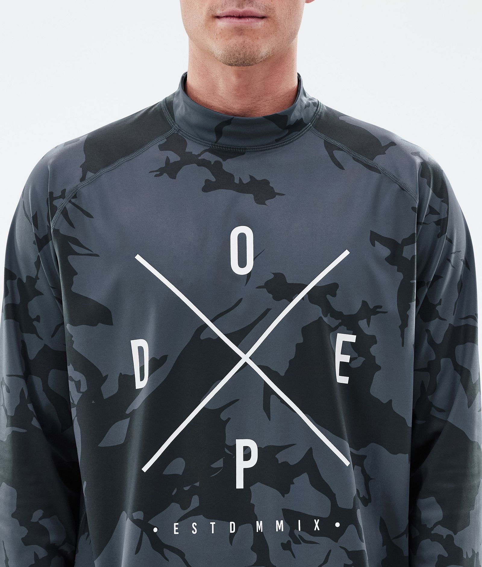 Dope Snuggle Underställströja Herr 2X-Up Metal Blue Camo, Bild 6 av 7