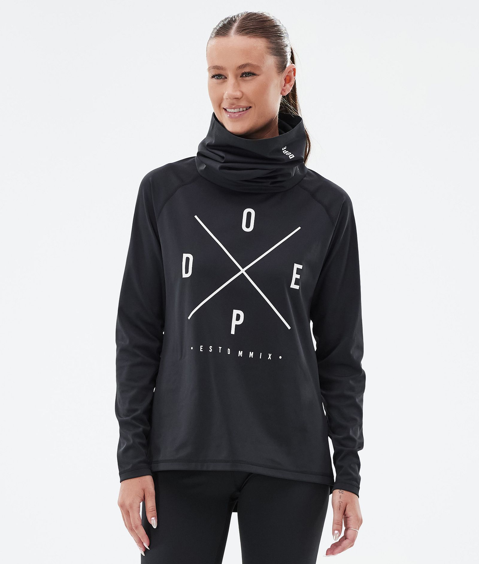 Dope Snuggle W Underställströja Dam 2X-Up Black, Bild 1 av 7