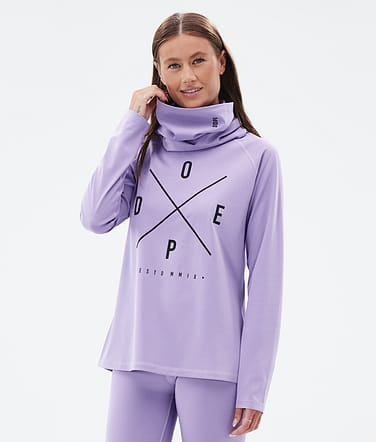 Dope Snuggle W Underställströja Dam 2X-Up Faded Violet