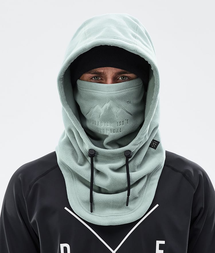 Dope Cozy Hood II Ansiktsmask Faded Green, Bild 3 av 4