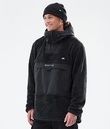 Montec Lima Fleecehood Man Black/Black