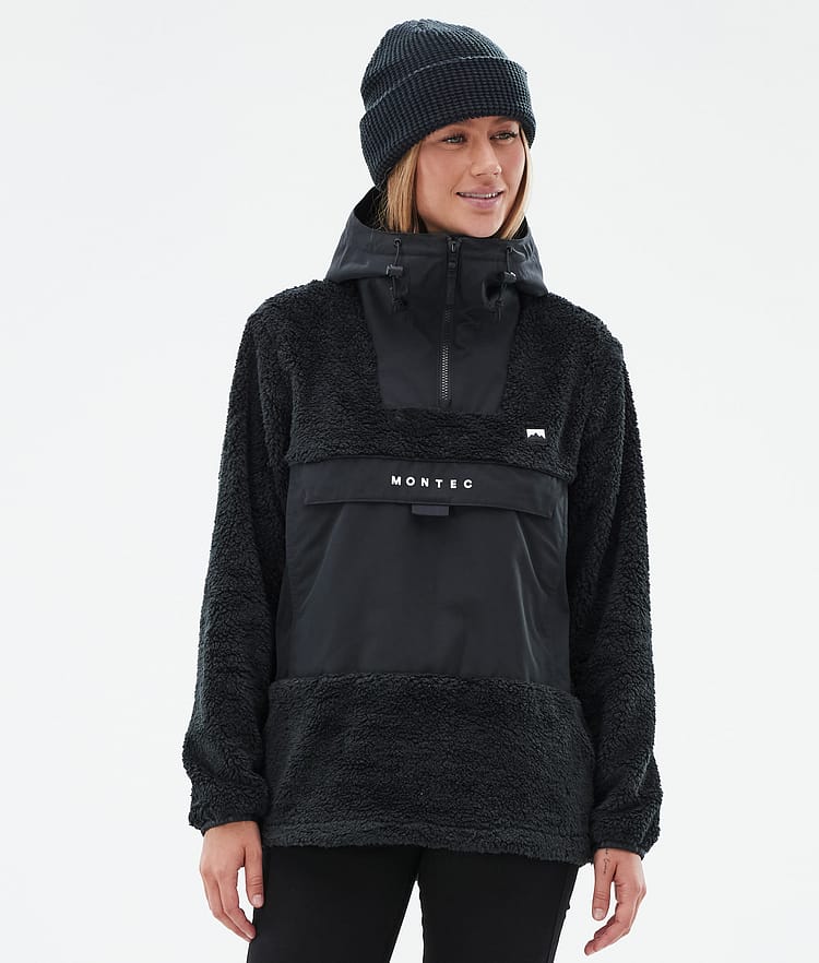 Montec Lima W Fleecehood Dam Black/Black, Bild 1 av 8