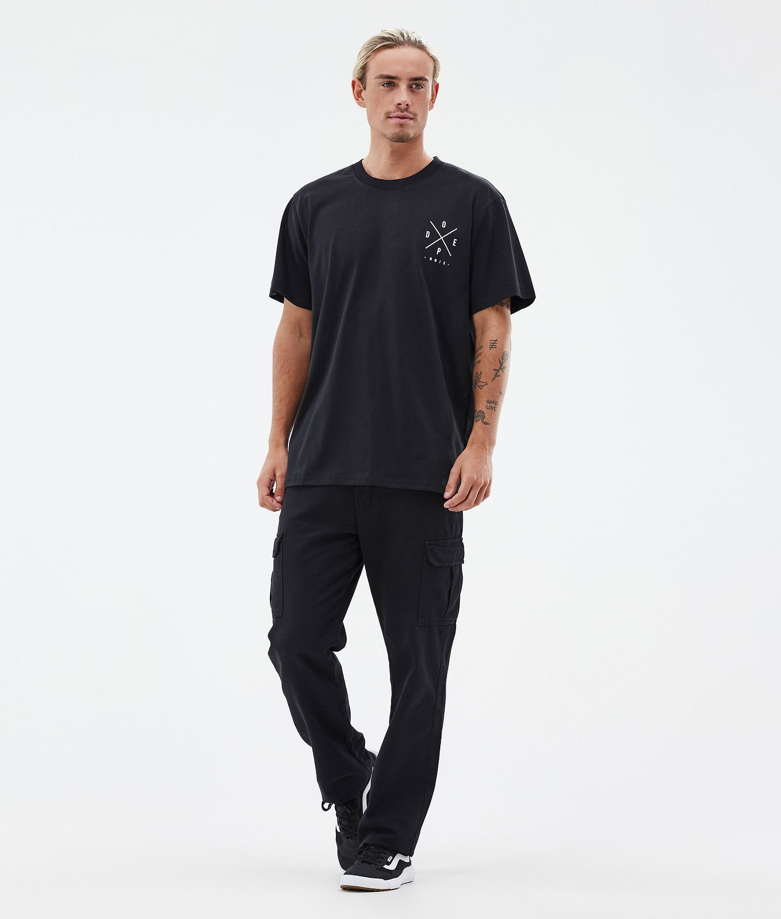 Dope Standard T-shirt Herr 2X-Up Black, Bild 5 av 5