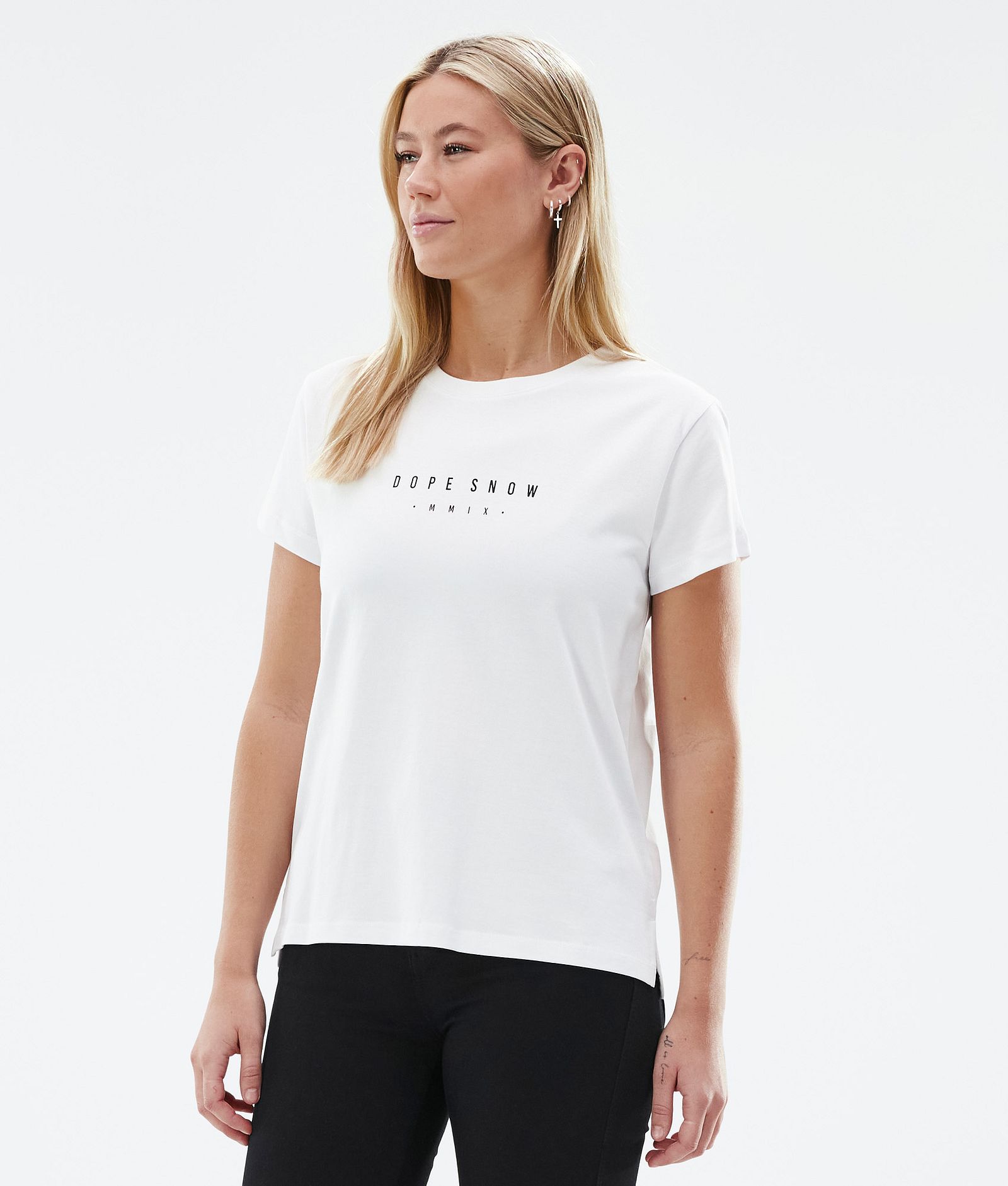 Dope Standard W T-shirt Dam Silhouette White, Bild 2 av 6