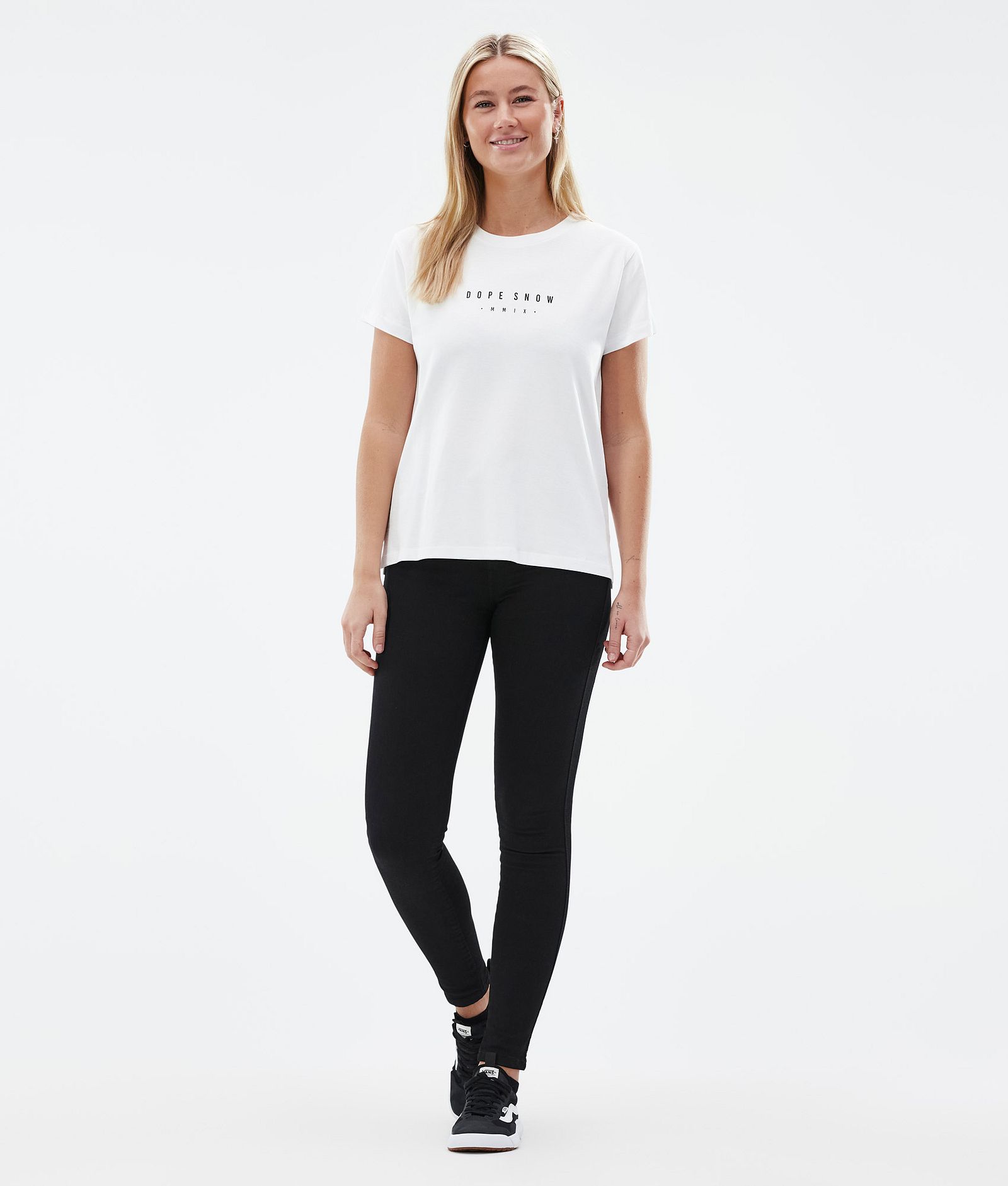 Dope Standard W T-shirt Dam Silhouette White, Bild 5 av 6