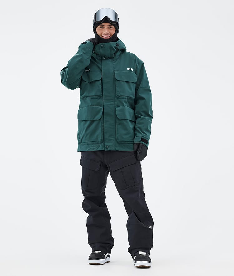 Dope Zenith Snowboardjacka Herr Bottle Green, Bild 3 av 10