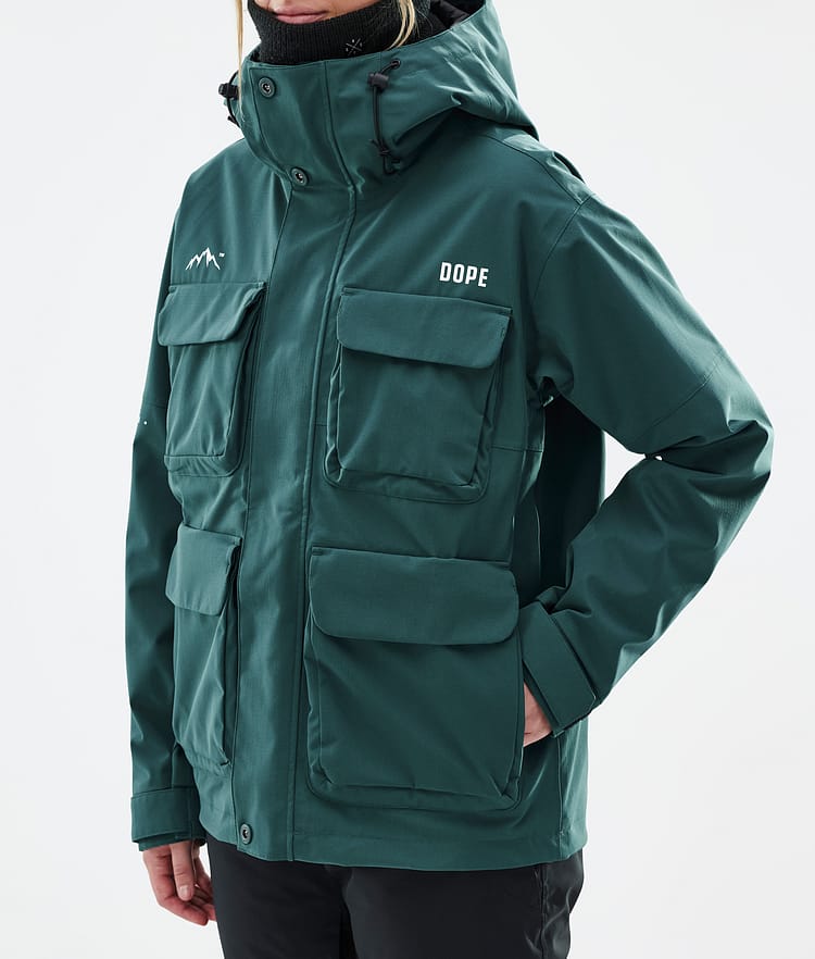 Dope Zenith W Snowboardjacka Dam Bottle Green, Bild 8 av 10