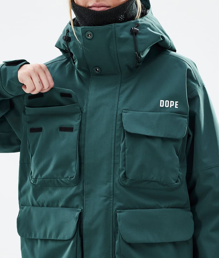 Dope Zenith W Snowboardjacka Dam Bottle Green, Bild 10 av 10