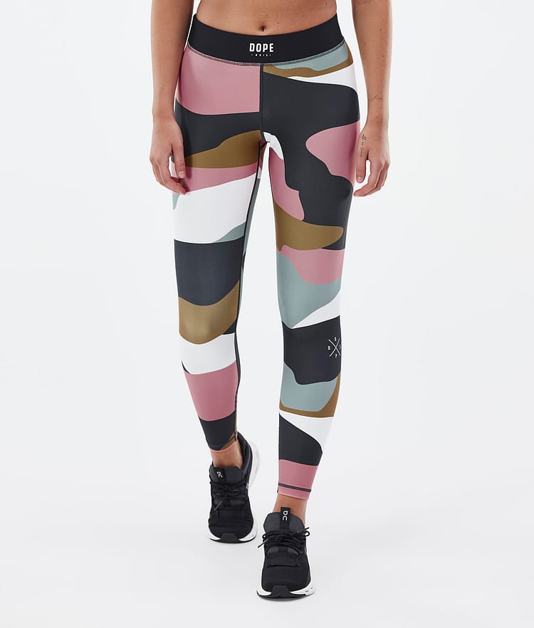 Dope Razor Leggings Dam Shards Gold Muted Pink, Bild 1 av 7