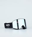 Dope Sight 2023 Skidglasögon Herr Dope Snow Black W/Black Blue Mirror