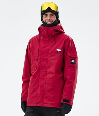 Dope Adept Snowboardjacka Man Deep Red