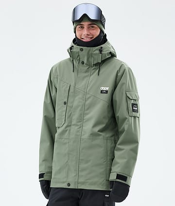 Dope Adept Snowboardjacka Man Moss Green