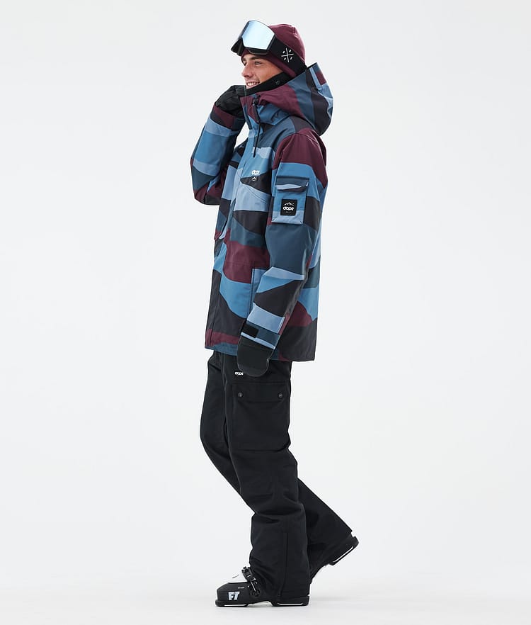 Dope Adept Skidjacka Herr Shards Burgundy Blue, Bild 3 av 9