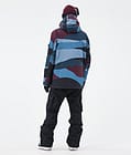 Dope Adept Snowboardjacka Herr Shards Burgundy Blue, Bild 4 av 9