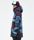 Dope Adept Snowboardjacka Herr Shards Burgundy Blue, Bild 5 av 9