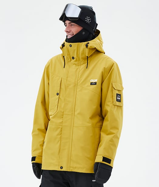 Dope Adept Snowboardjacka Herr Yellow