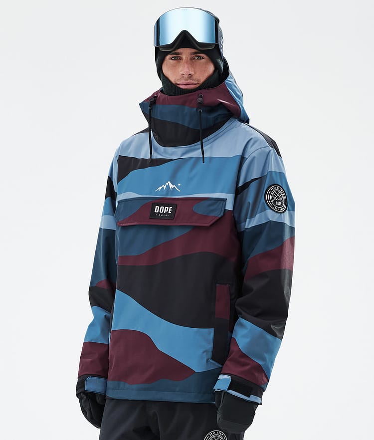 Dope Blizzard Skidjacka Herr Shards Burgundy Blue, Bild 1 av 8