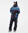 Dope Blizzard Snowboardjacka Herr Shards Burgundy Blue, Bild 2 av 8