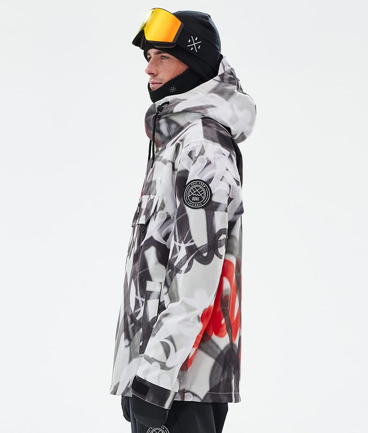 Dope Blizzard Snowboardjacka Herr Spray Black Red, Bild 5 av 8