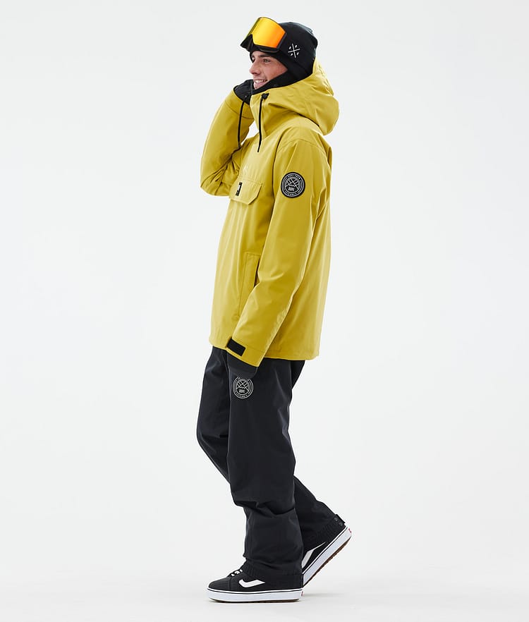 Dope Blizzard Snowboardjacka Herr Yellow, Bild 3 av 8