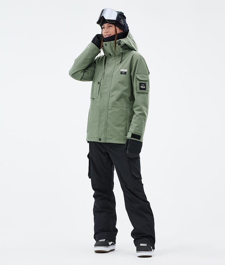 Dope Adept W Snowboardjacka Dam Moss Green, Bild 2 av 9