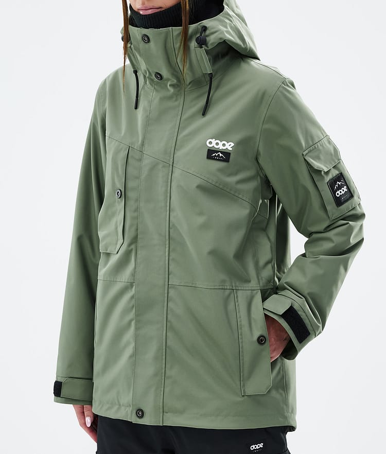 Dope Adept W Snowboardjacka Dam Moss Green, Bild 7 av 9