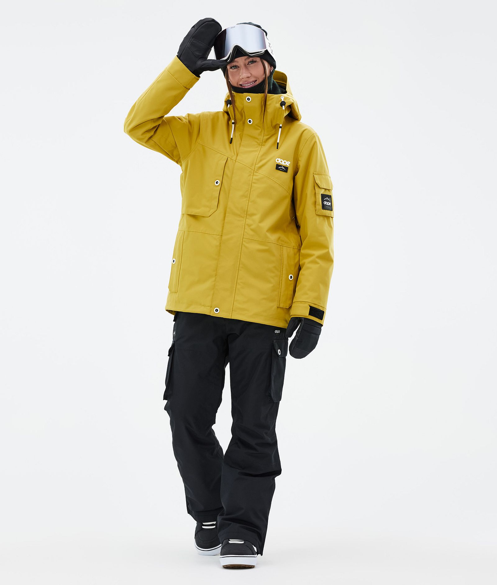 Dope Adept W Snowboardjacka Dam Yellow, Bild 2 av 9