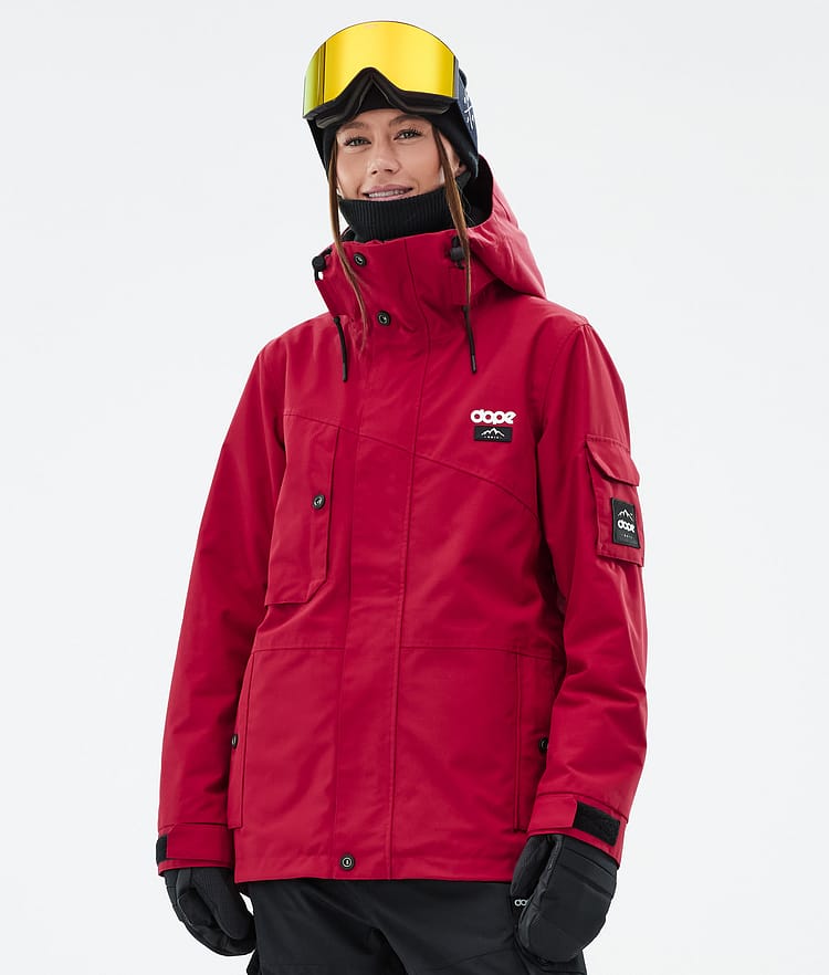 Dope Adept W Snowboardjacka Dam Deep Red, Bild 1 av 9