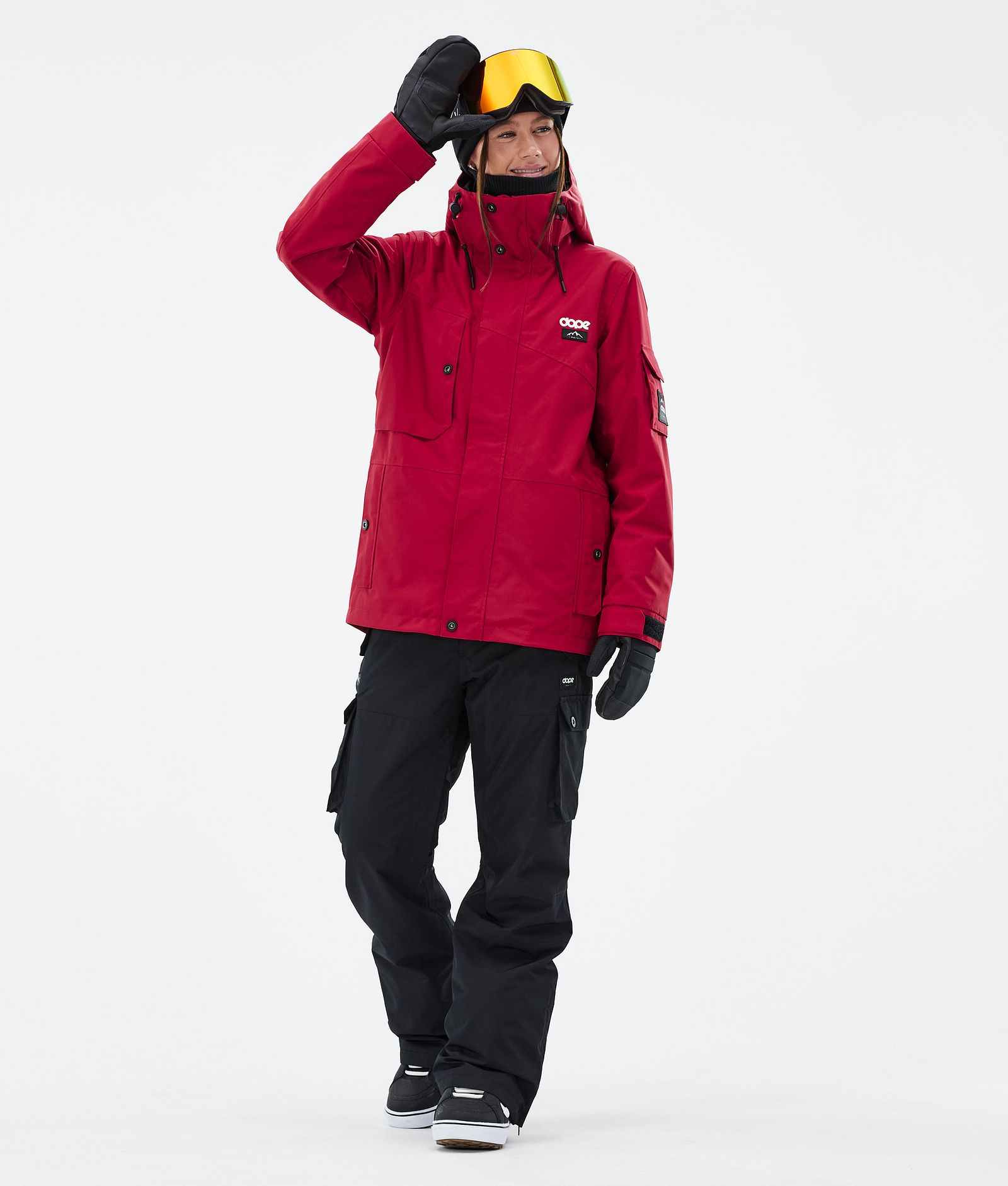 Dope Adept W Snowboardjacka Dam Deep Red, Bild 2 av 9