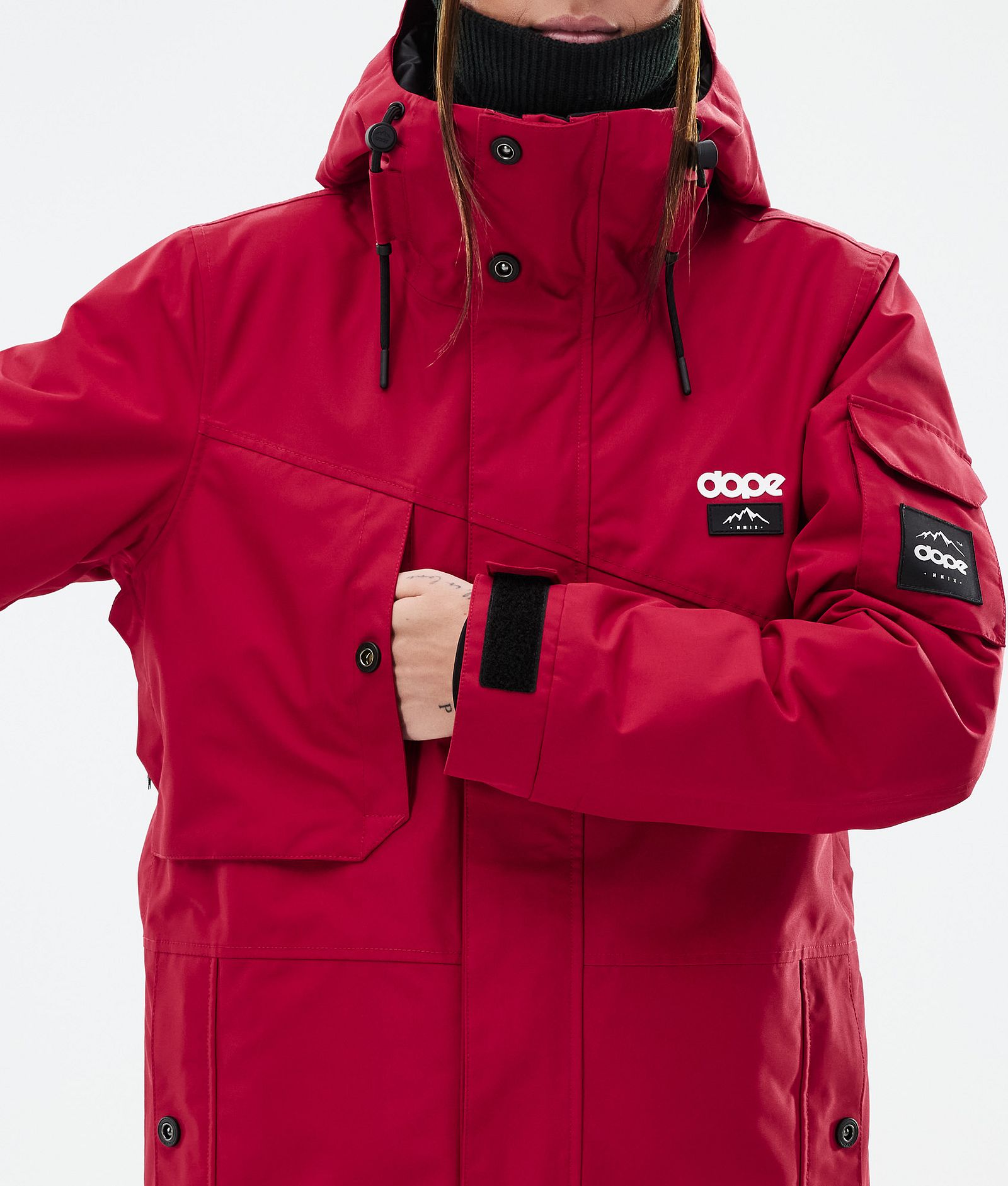 Dope Adept W Snowboardjacka Dam Deep Red, Bild 8 av 9