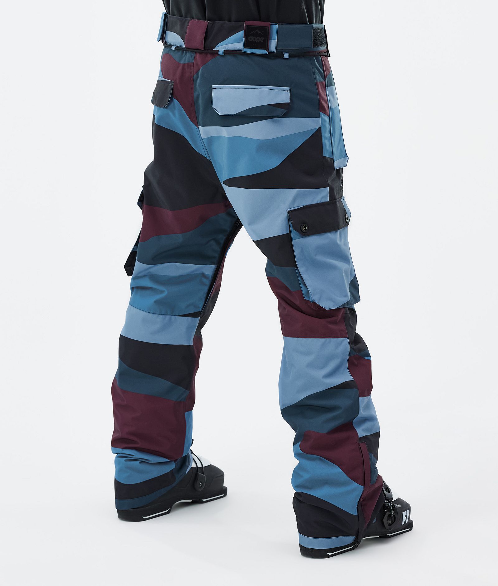 Dope Iconic Skidbyxa Herr Shards Burgundy Blue, Bild 4 av 7