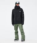 Dope Iconic Snowboardbyxa Herr Moss Green, Bild 2 av 7