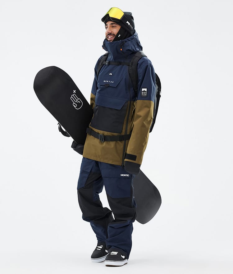 Montec Doom Snowboardjacka Herr Dark Blue/Black/Fatigue, Bild 3 av 11