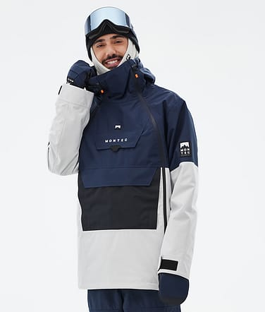 Montec Doom Snowboardjacka Man Dark Blue/Black/Light Grey