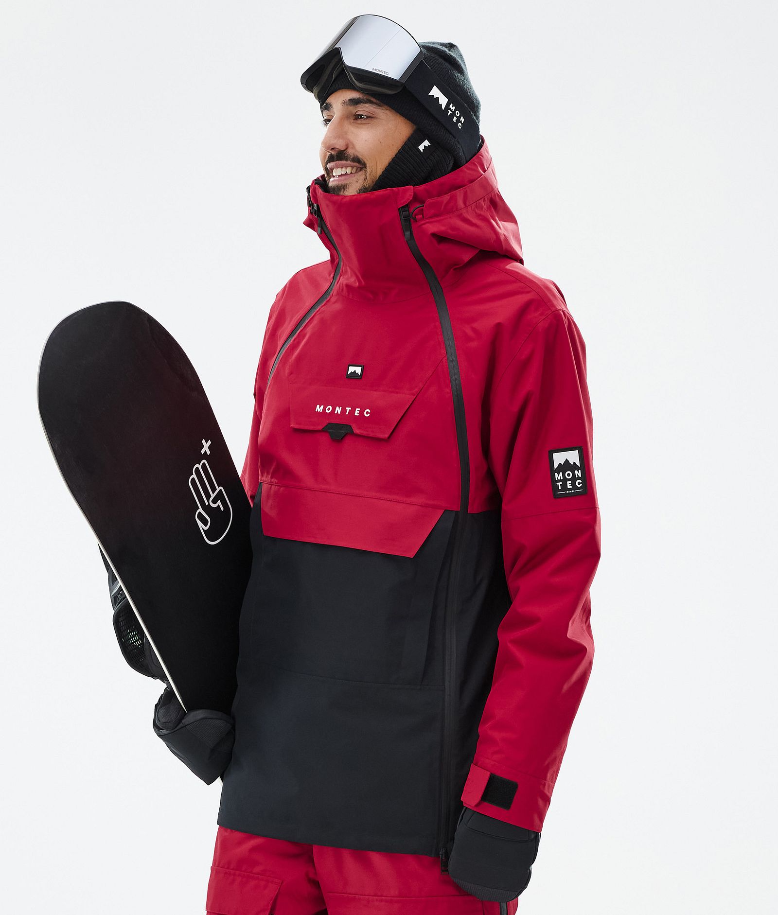 Montec Doom Snowboardjacka Herr Deep Red/Black, Bild 1 av 11