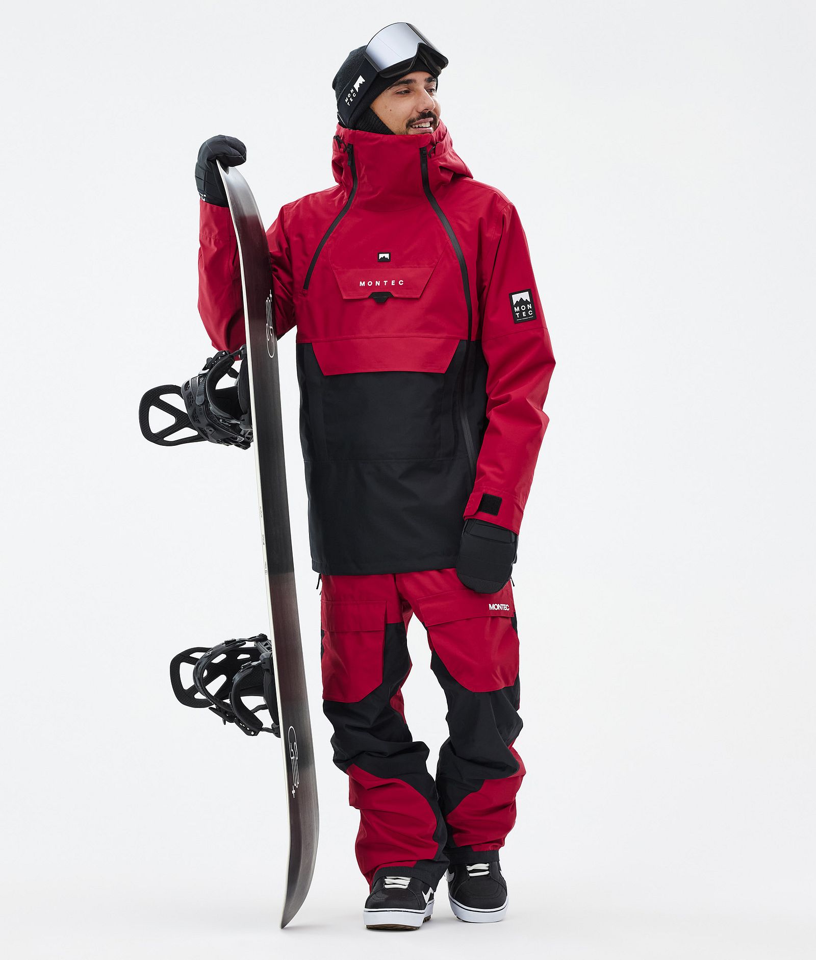 Montec Doom Snowboardjacka Herr Deep Red/Black, Bild 3 av 11