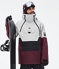 Montec Doom Snowboardjacka Herr Light Grey/Black/Burgundy, Bild 1 av 11