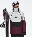 Montec Doom Snowboardjacka Herr Light Grey/Black/Burgundy