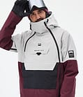 Montec Doom Skidjacka Herr Light Grey/Black/Burgundy, Bild 2 av 11