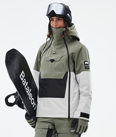 Montec Doom W Snowboardjacka Greenish/Black/Light Grey