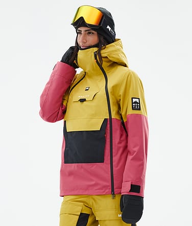 Montec Doom W Snowboardjacka Yellow/Black/Light Red