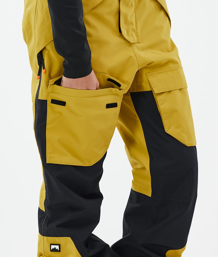 Montec Fawk W Snowboardbyxa Dam Yellow/Black, Bild 7 av 7