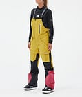 Montec Fawk W Snowboardbyxa Dam Yellow/Black/Light Red, Bild 1 av 7