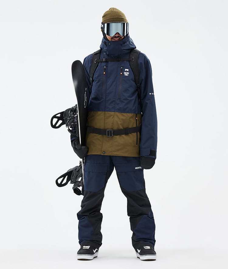 Montec Fawk Snowboardjacka Herr Dark Blue/Fatigue, Bild 3 av 10