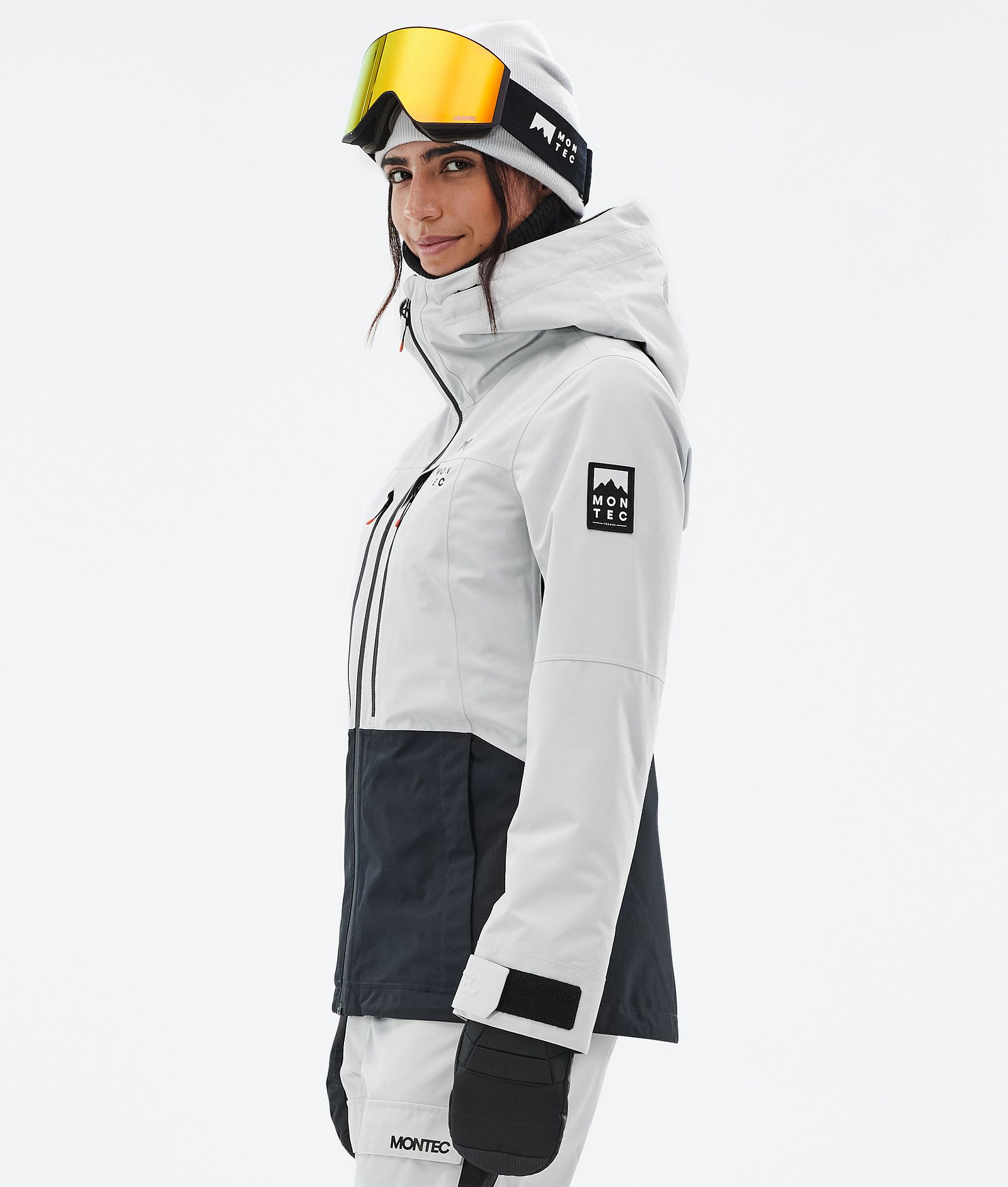 Montec Moss W Snowboardjacka Dam Light Grey/Black, Bild 6 av 10