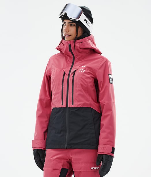 Montec Moss W Snowboardjacka Dam Light Red/Black