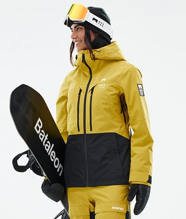 Montec Moss W Snowboardjacka Yellow/Black