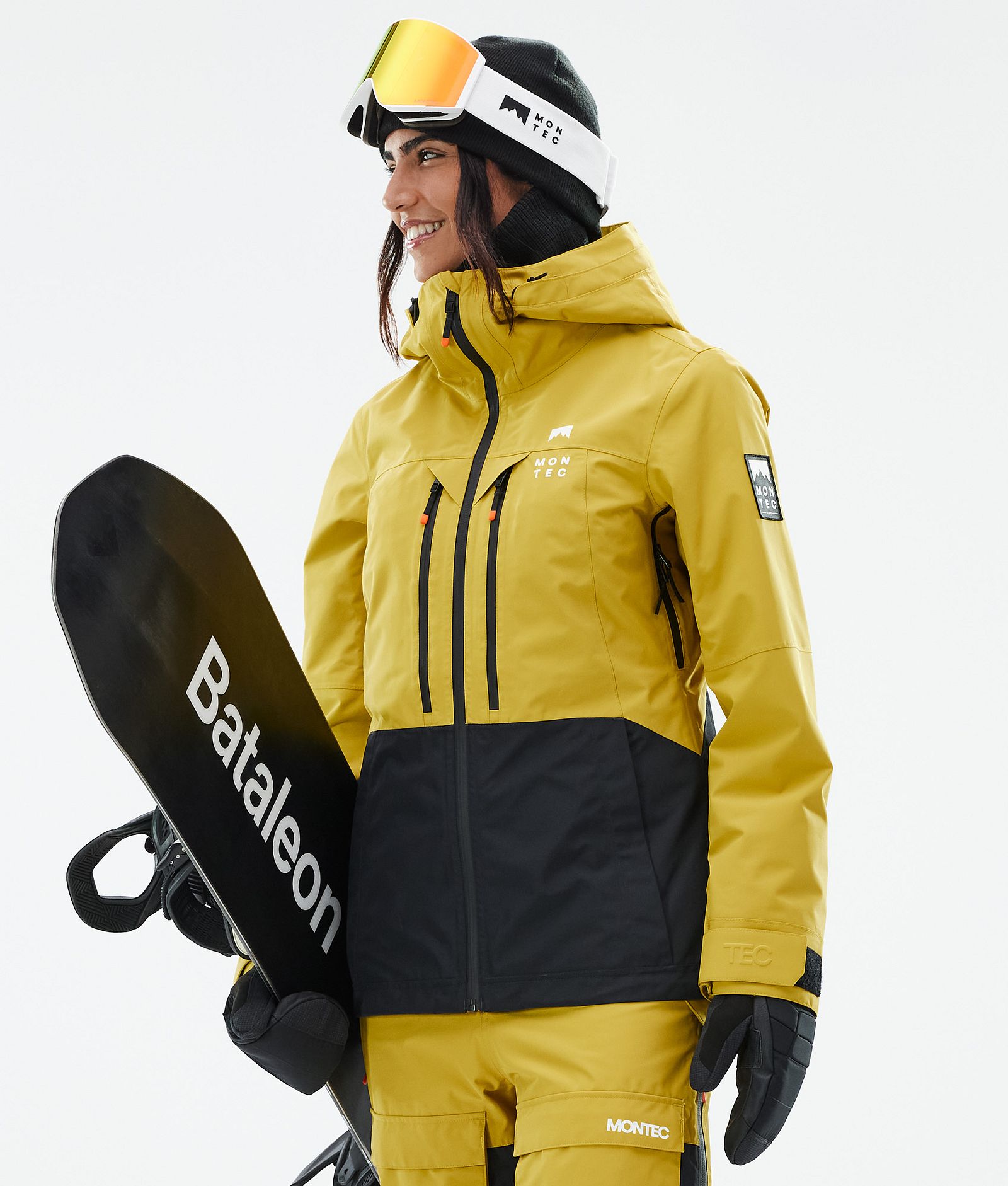 Montec Moss W Snowboardjacka Dam Yellow/Black, Bild 1 av 10