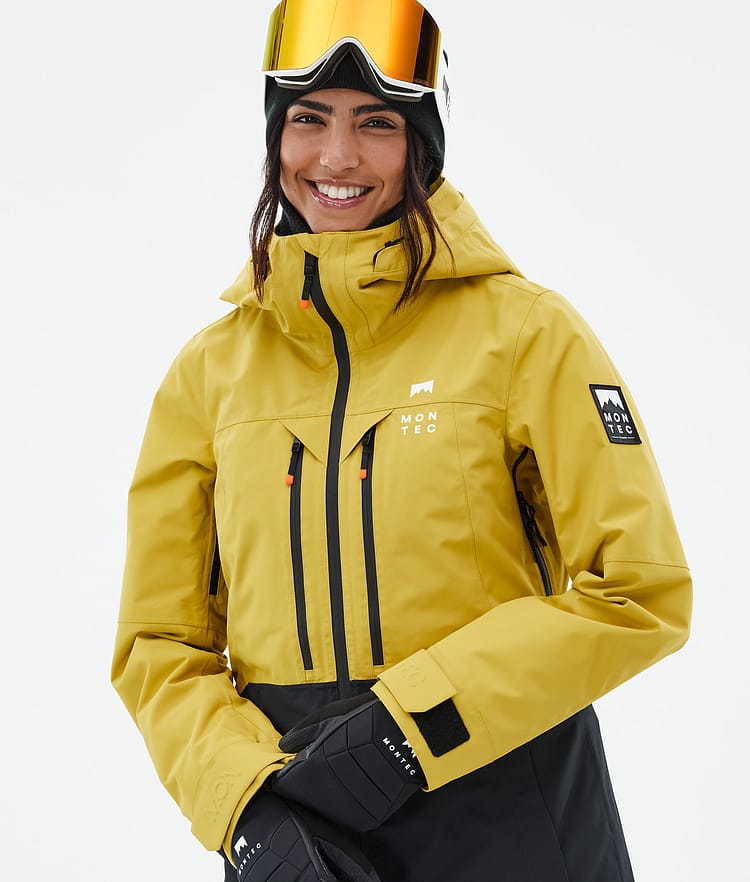 Montec Moss W Snowboardjacka Dam Yellow/Black, Bild 2 av 10